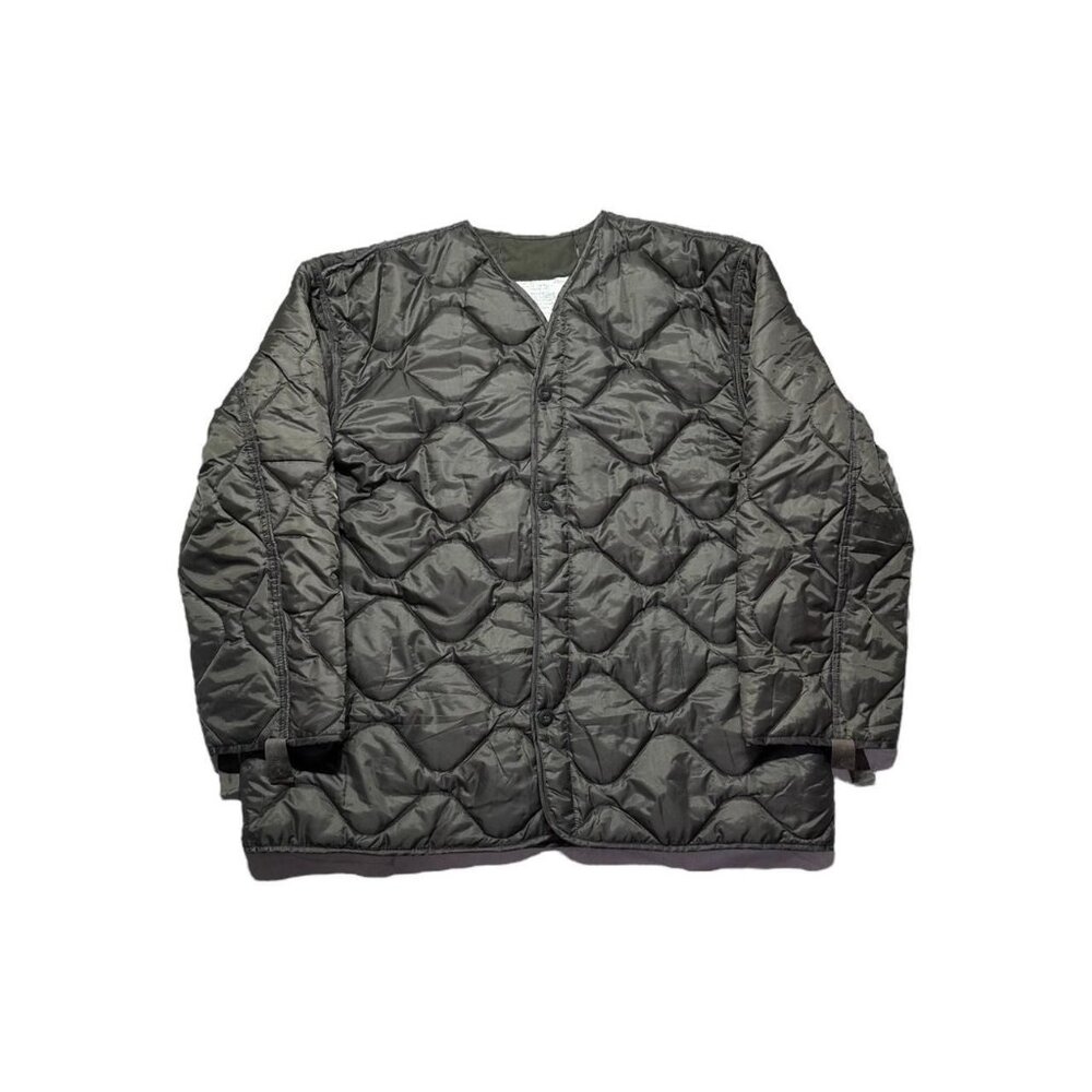 Military Liner Button-Up Jacket